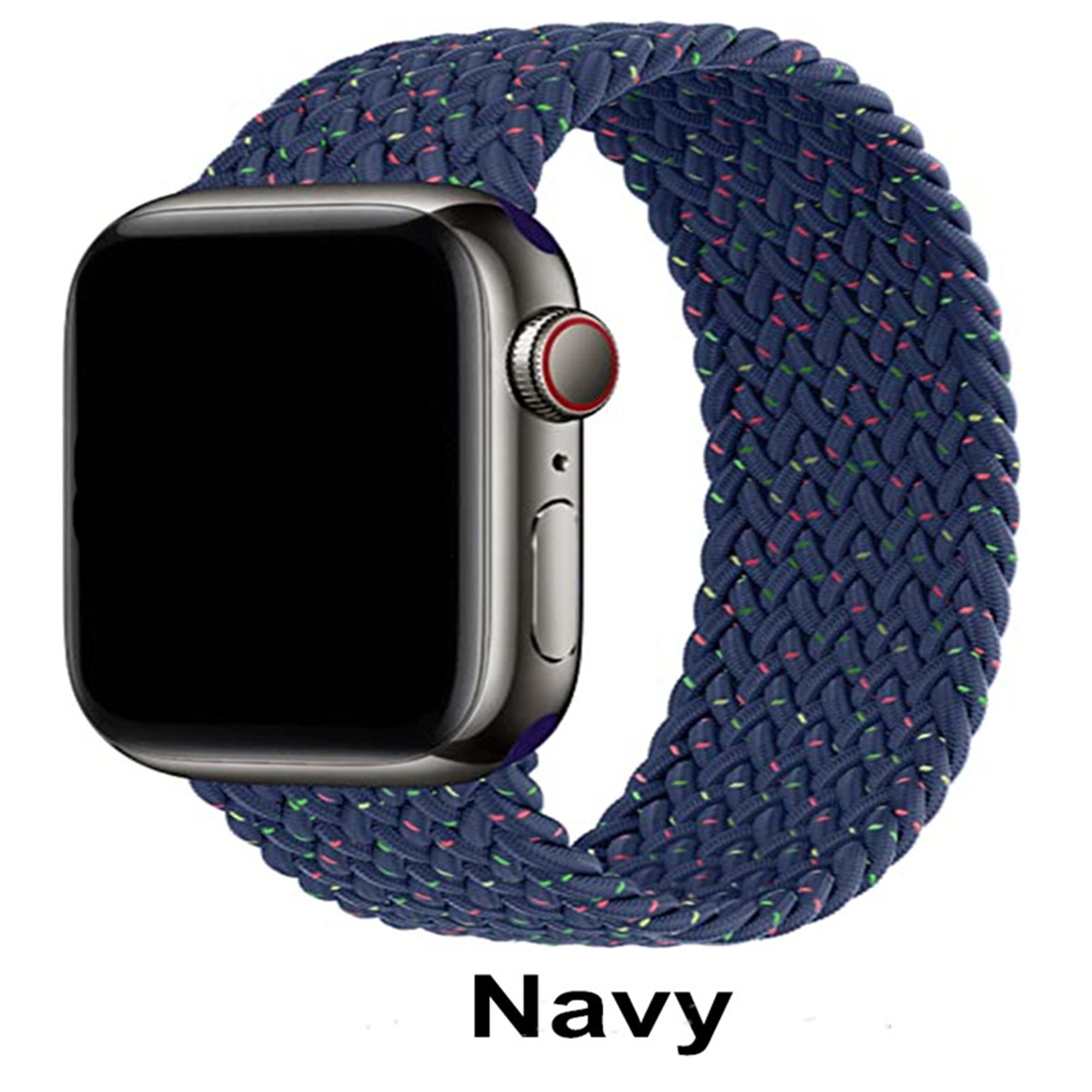 Bracelet de remplacement tressé à boucle solo pour Apple Watch iWatch Bracelet de remplacement tressé à boucle solo pour Apple Watch iWatch